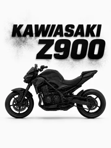 Accesorio para filamento: Kawasaki Z900 - Motorcycle Display Model — vista de referencia 2