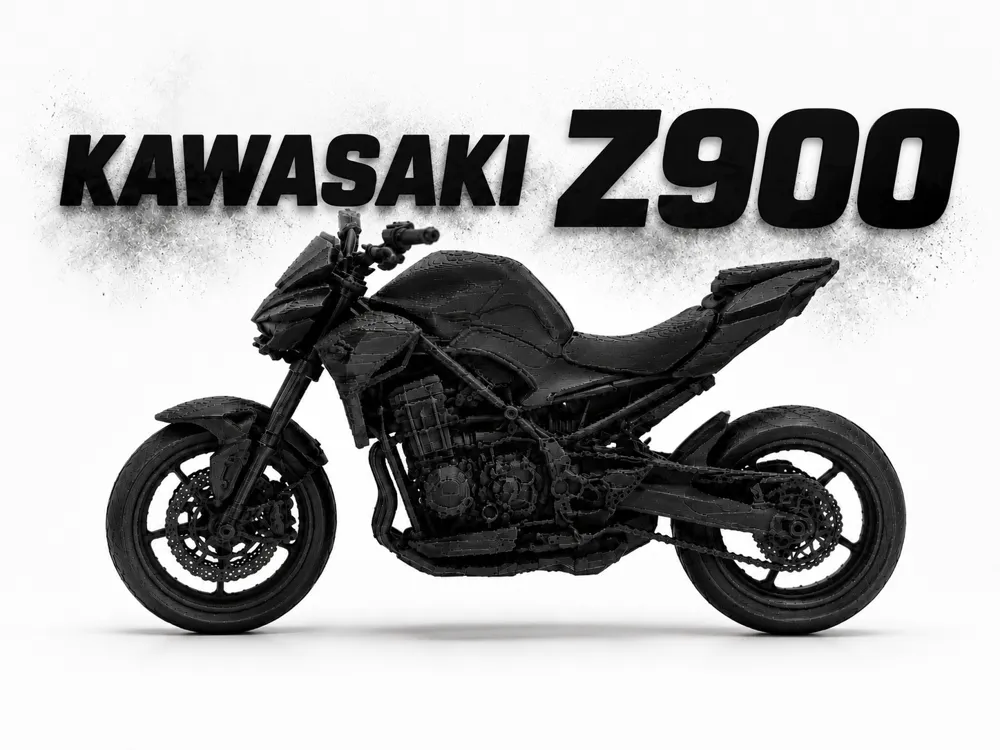 Accesorio para filamento: Kawasaki Z900 - Motorcycle Display Model. Referencia del modelo original.