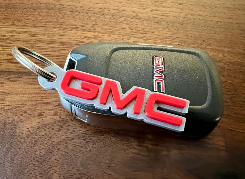 GMC Keychain Key Tag