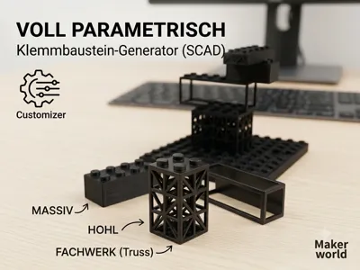 Brick Generator Truss Building