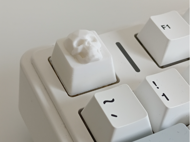 Low Poly Skull Keycap