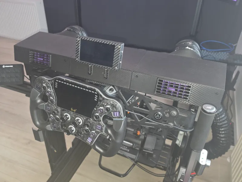 Modular GT3 Rig Dashboard + Wind Sim [V1 Proto]