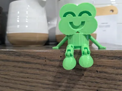 Shamrock Buddy Articulated Legs St Patrick's Day