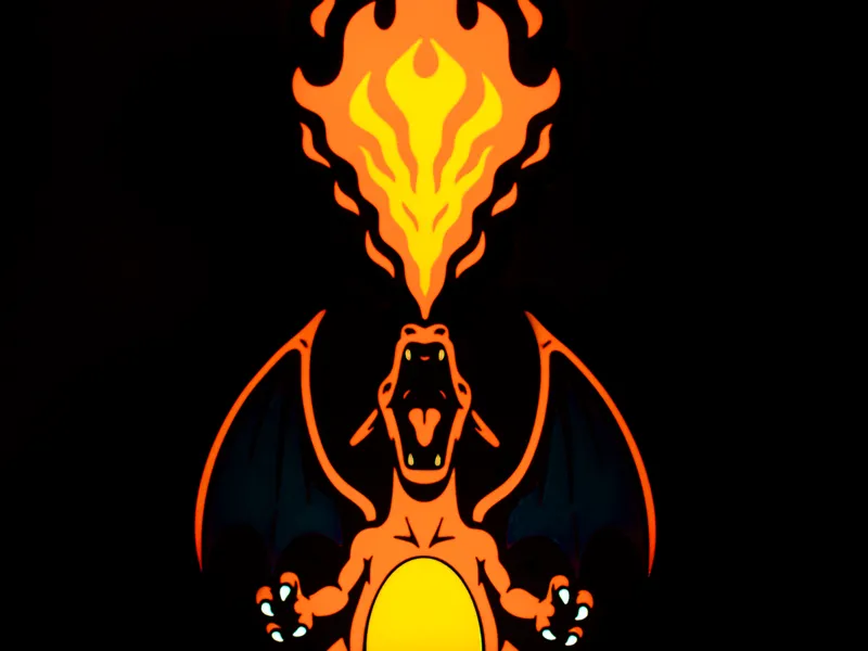 Charizard Light Box