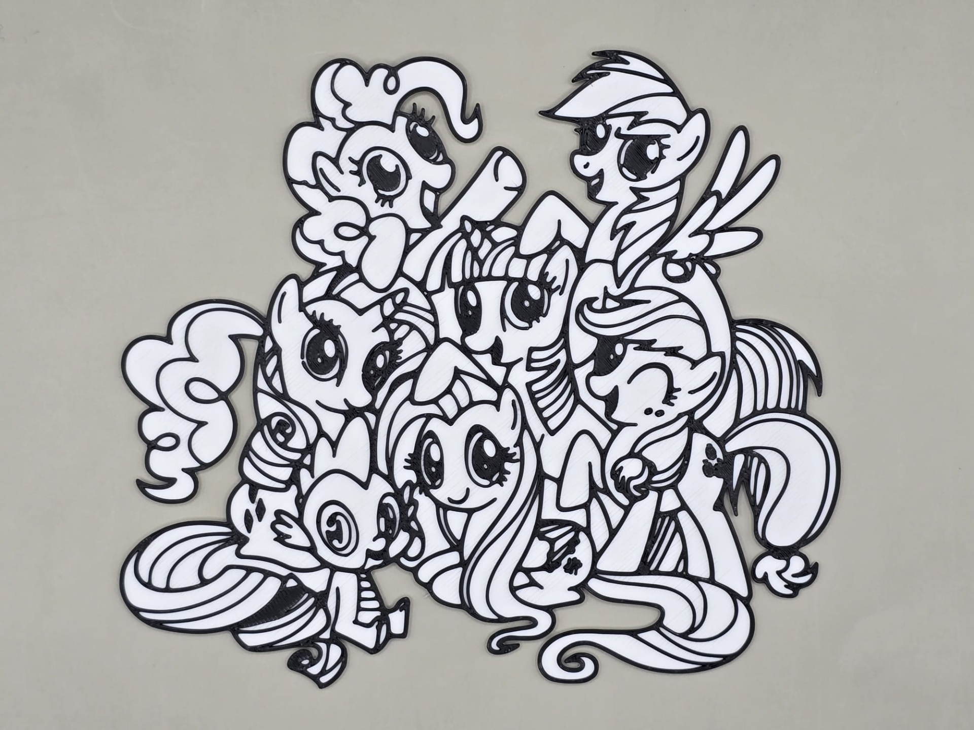 Horse Cute Little Pony Squad Coloring