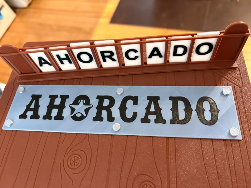Letras y Soporte / AHORCADO