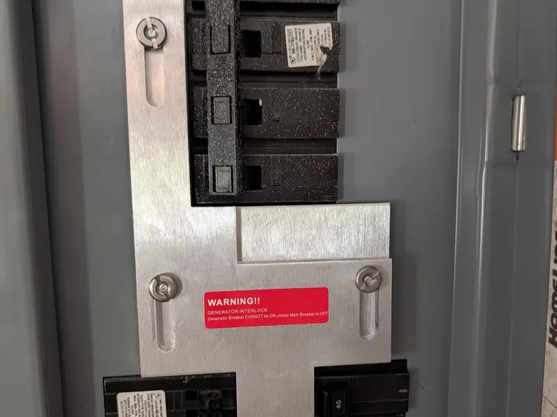 Homeline / Square D Panel Generator Interlock CAD
