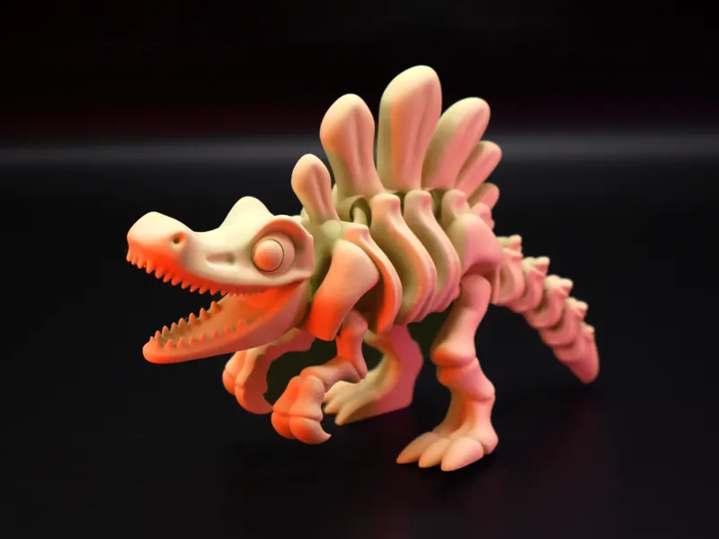 Flexi Skeletal Spinosaurus Dinosaur Cute Style