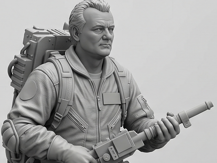 Dr. Peter Venkman Retro Sci-Fi Ghost Buster