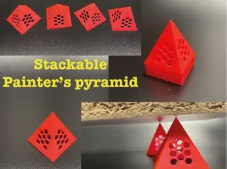 Painter’s Pyramid 35mm HEX - stackable