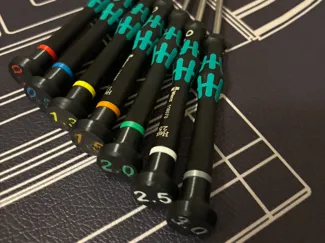 Numbered Spinner Caps - Wera Micro Hex Driver Set