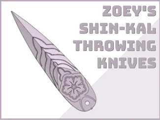 Zoey's Shin-kal Throwing Knives