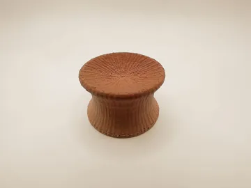 Accesorio de taller: WLM - 1960's Scandinavian Stool Ottoman in Rattan — vista de referencia 4