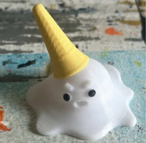 melted icecream cone