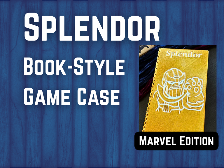 Splendor Game Case with Inserts - Marvel Edition