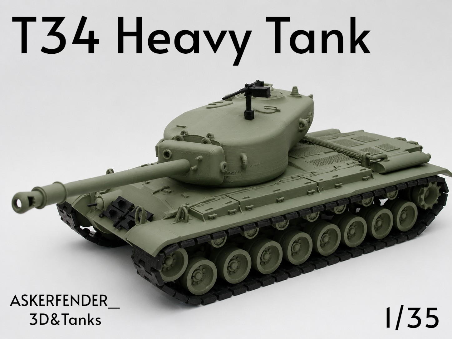 T34 Heavy Tank 1/35 Model