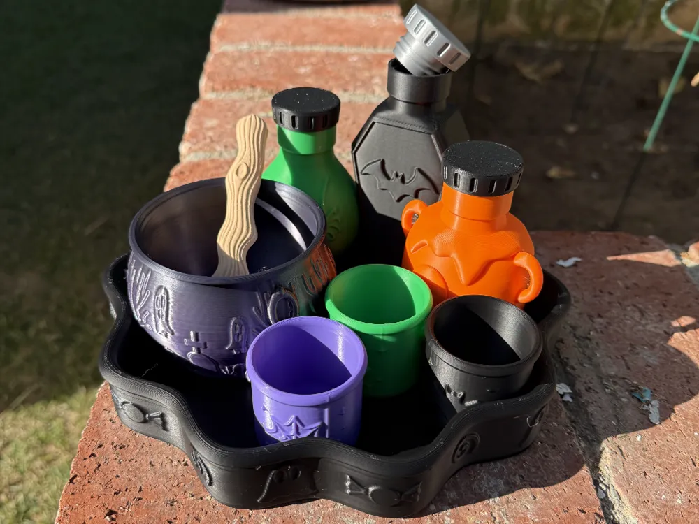 Little Monster Potion Lab - Free 3D Print Model - MakerWorld