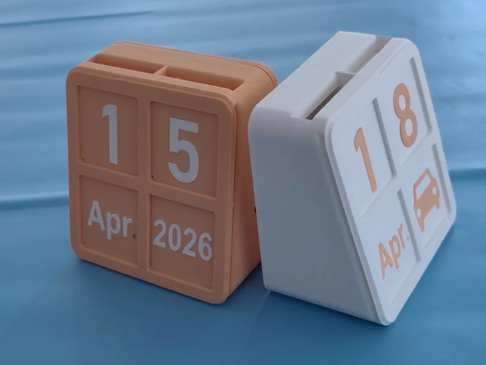Customizable Modular Perpetual Calendar - Free 3D Print Model - MakerWorld