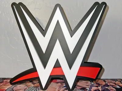 WWE Logo Desk Sign (Freestanding)