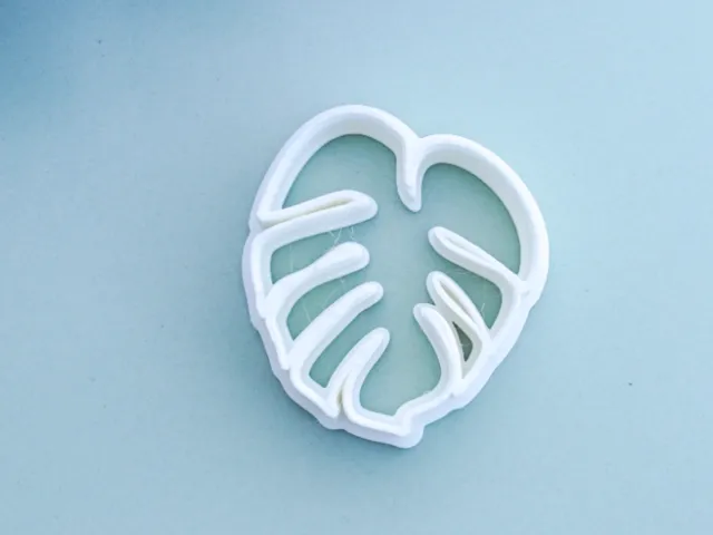Clay Cutter Monstera Leaf For Earrings Necklaces