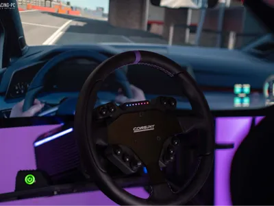 Budget Simracing Button Plate with LEDs (wheel)