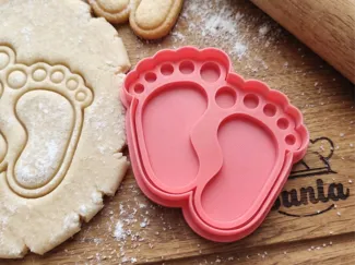 Baby Feet Cookie Cutter Baby Shower Gender Reveal