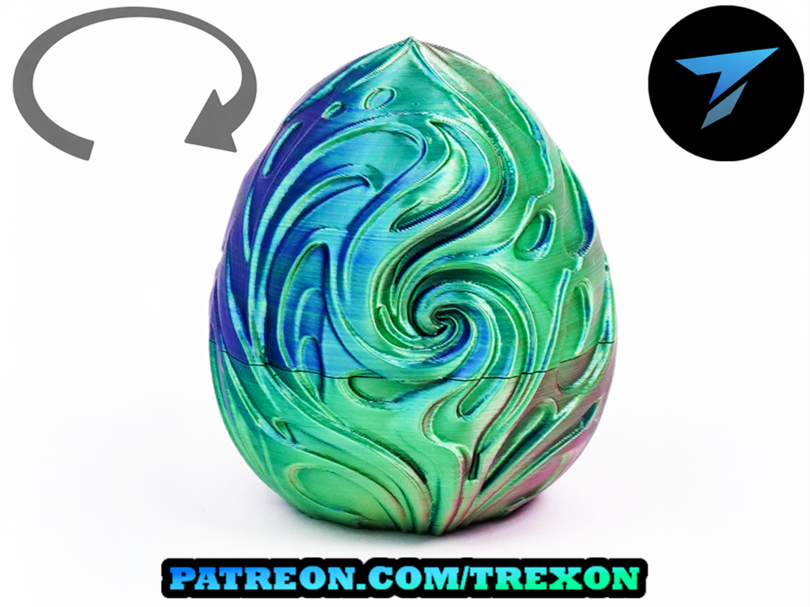 Gravity Distortion Dragon Egg with Twist Lock