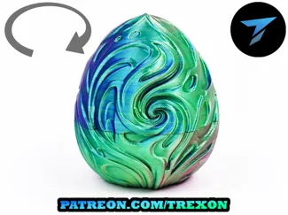 Gravity Distortion Dragon Egg with Twist Lock