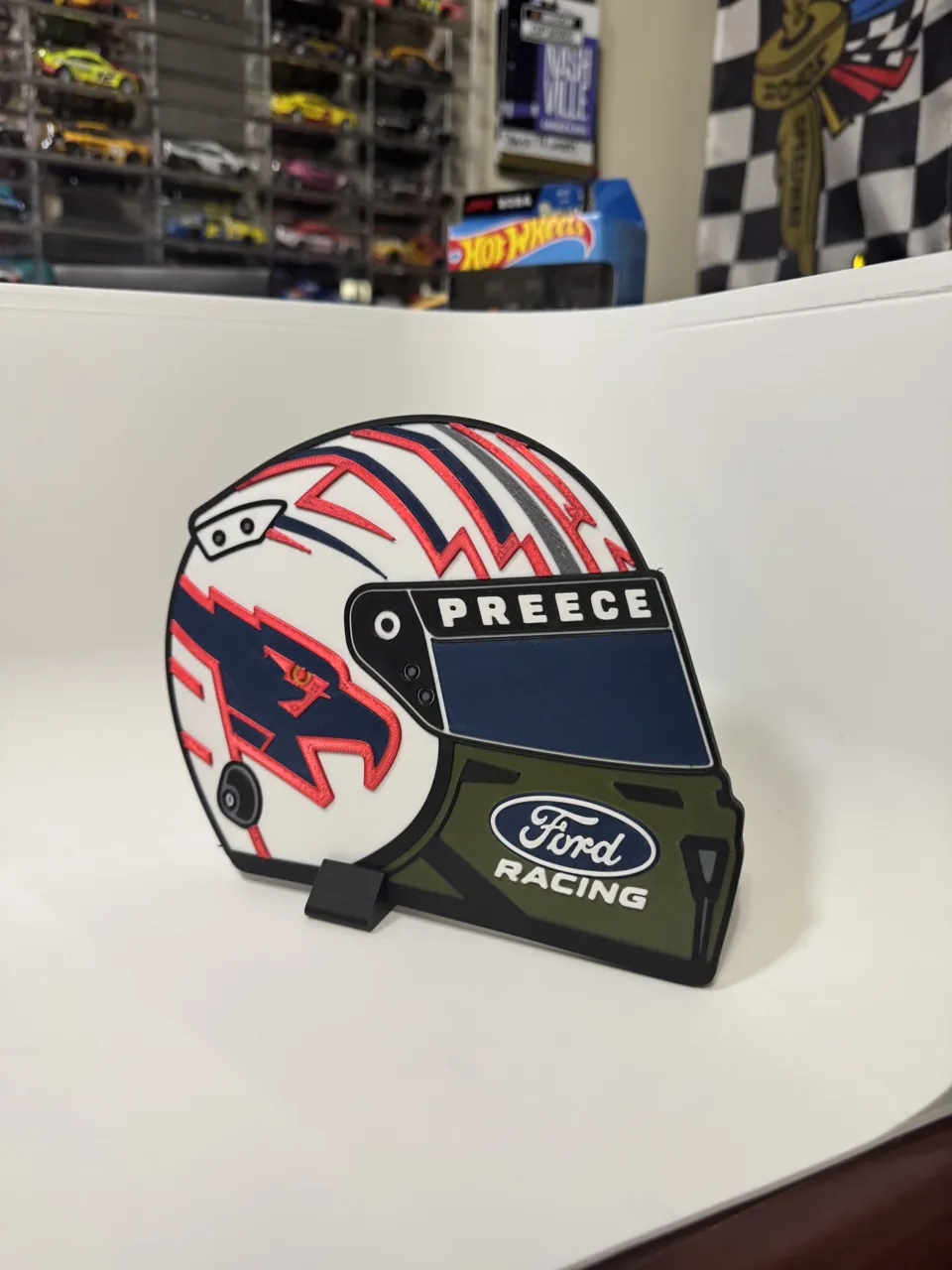 Ryan Preece Daytona 500 Helmet Side Profile NASCAR view 4