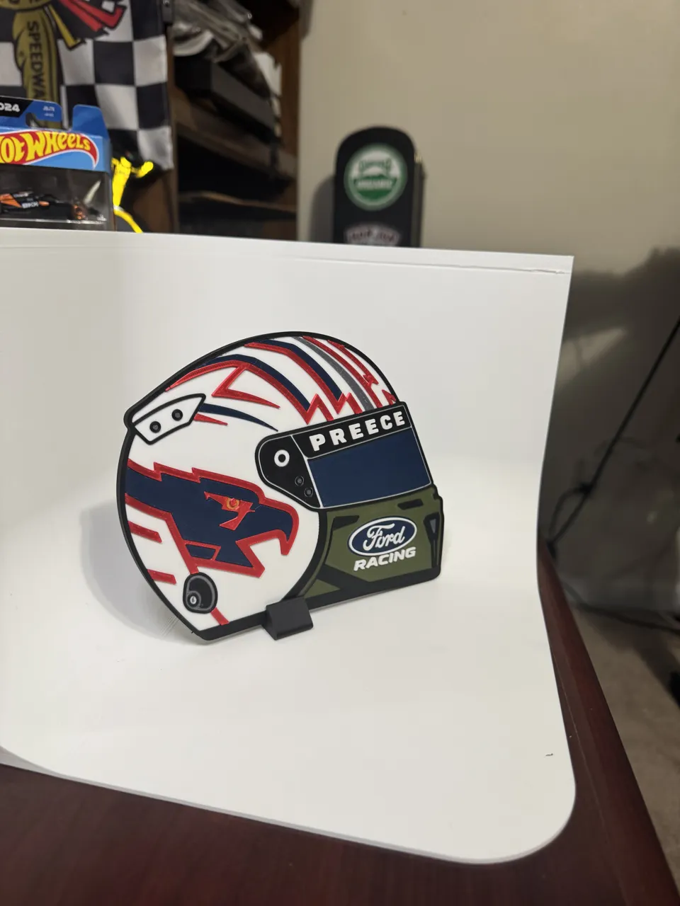 Ryan Preece Daytona 500 Helmet Side Profile NASCAR view 3