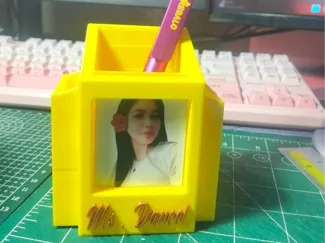 Desk Frame Organizer with Editable name