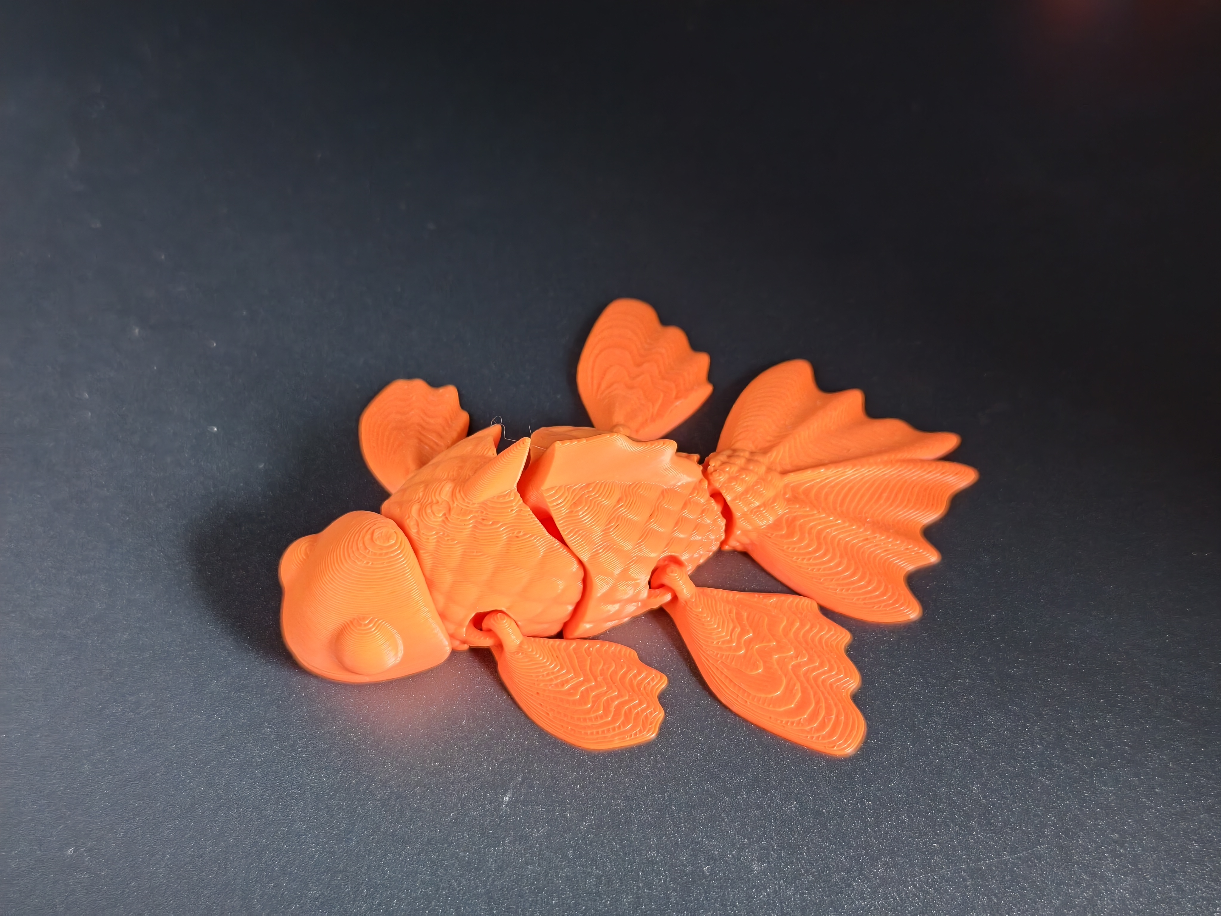 Miniatura 2 do modelo 3D 一条带着祝福的小金鱼，祝大家万事皆如意，岁岁皆逞心，无需支撑