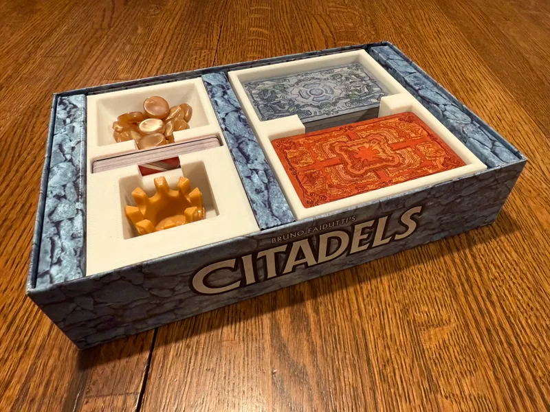 Citadels organizer insert (2021 small box version)