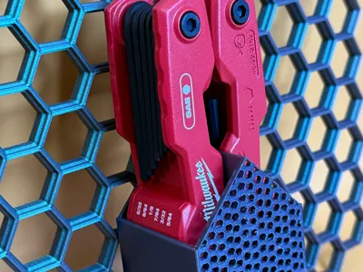 Milwaukee Folding Hex Key Set Dual holder
