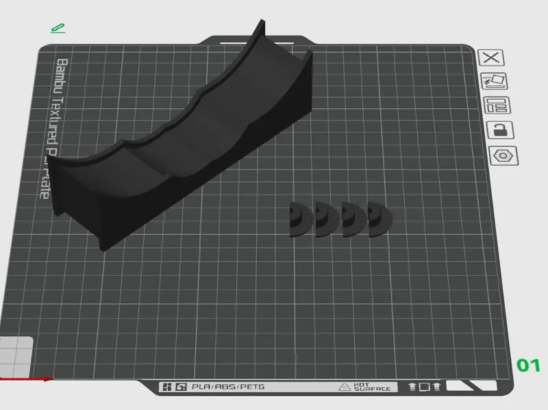 Base stand and usb LED Passthrough.
