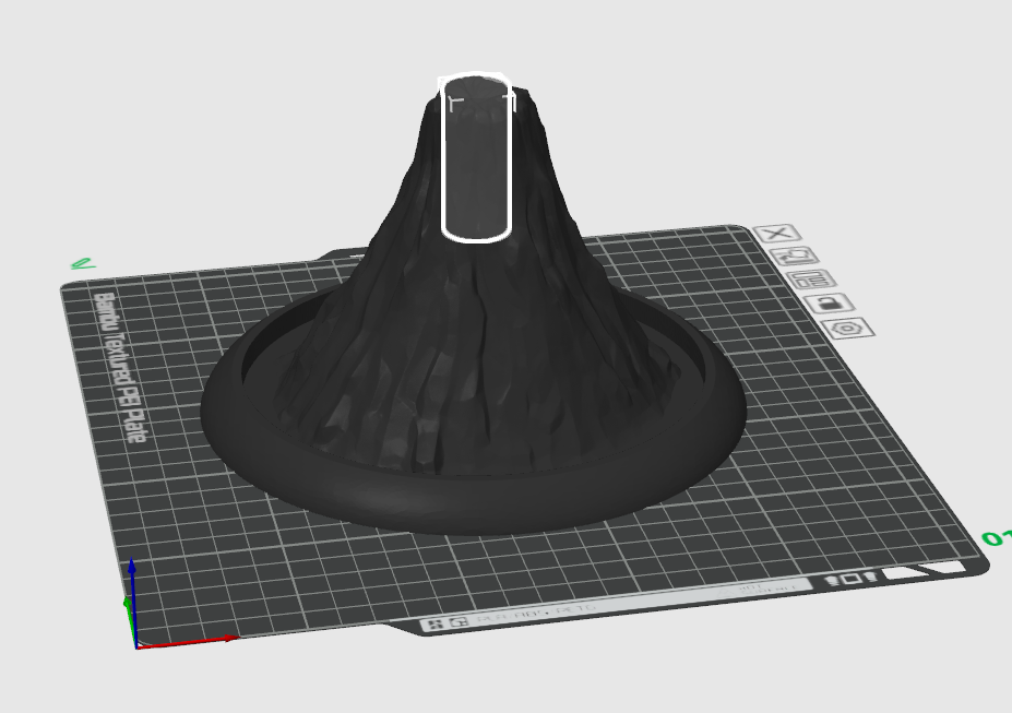 Miniatura 3 do modelo 3D Erupting Volcano