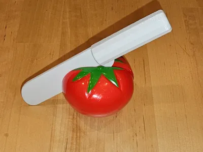 Kids Plastic Velcro Fruit Knife