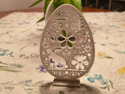 Easter Egg Silhouette Decor