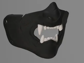 Damaged Oni Mask