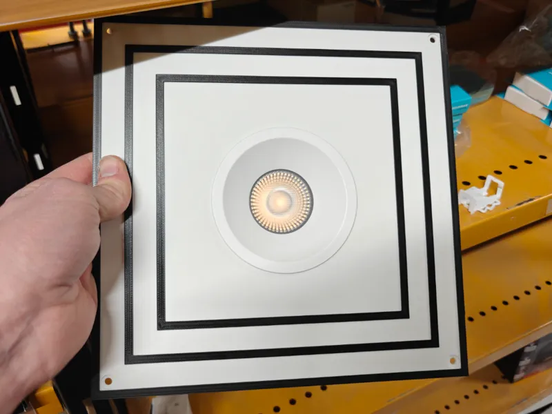 Led spotlight cover plate