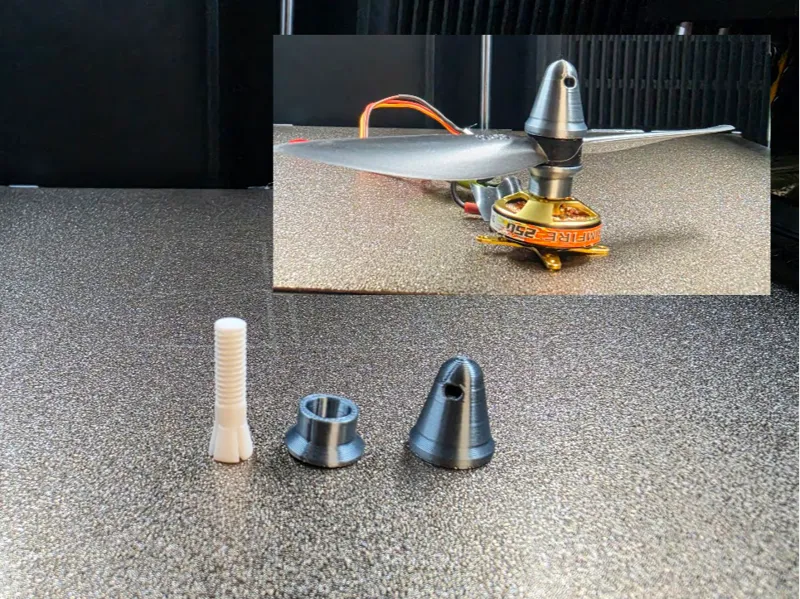 6mm Propeller to 3mm shaft adapter