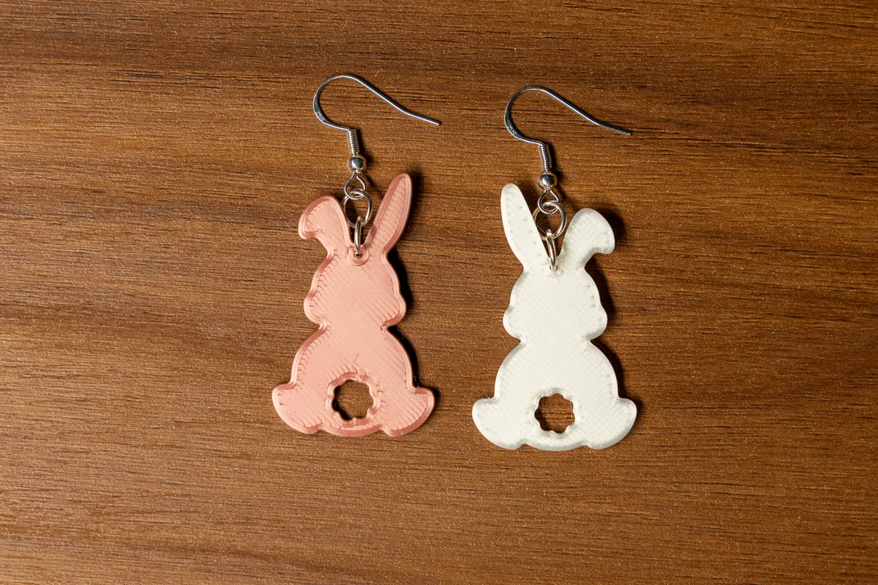 Easter Bunny Earrings view 2