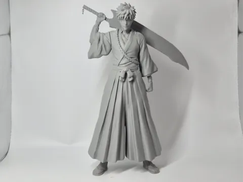 Figura decorativa: Bleach: Ichigo Kurosaki — referencia de MakerWorld