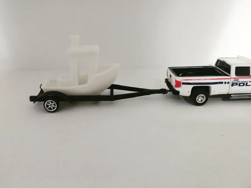 Hotwheels-GREENLIGHT-MATCHBOX Benchy-Boat trailer