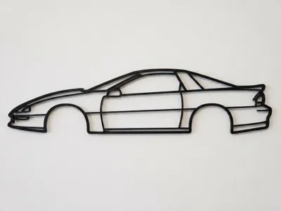 Chevrolet Camaro 4th Gen Shark Nose Wall Art