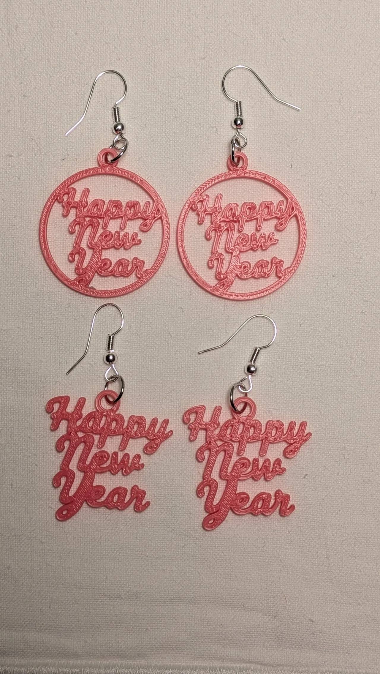 Stylish Happy New Year Earrings view 4