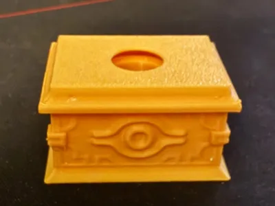 Gold Sarcophagus V2 straw topper