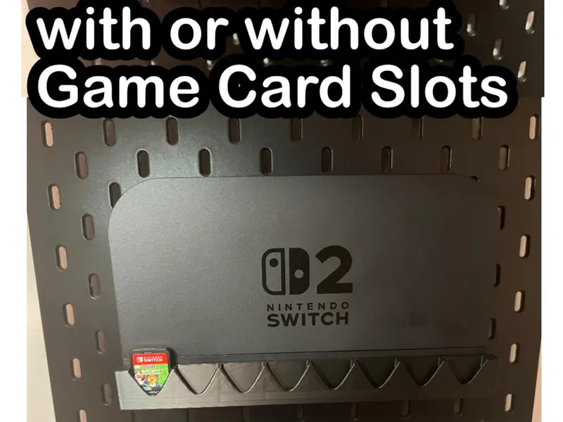 Nintendo Switch 2 Dock Holder|IKEA Skadis