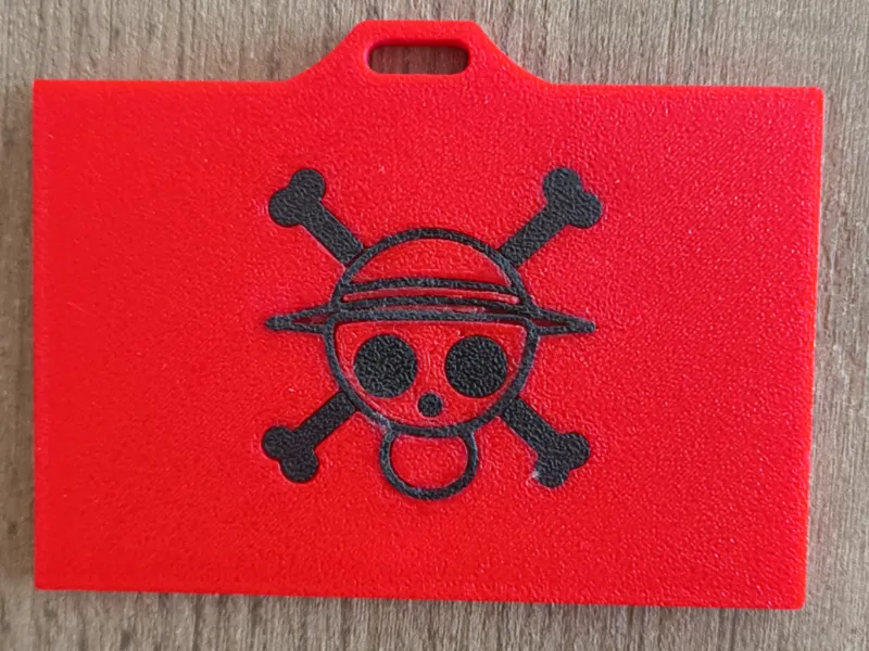 One Piece Badge holder
