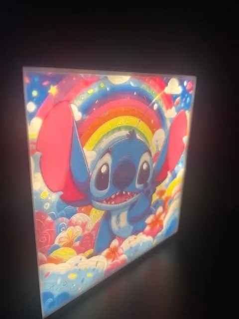 Stitch lightbox - Free 3D Print Model - MakerWorld